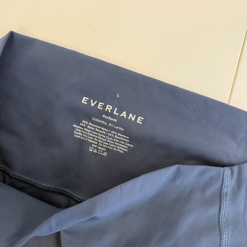 Everlane Perform Leggings w Pockets Blue 25” Womens - L - Picture 5 of 7